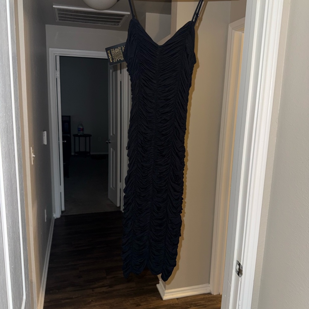 bebe Chic Black Strapless Dress